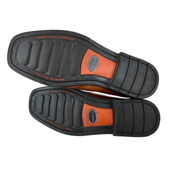 SANDRO MOSCOLONI Plain Toe Slip On Ambrose in Berwyn Tan Men's Size 41 = 8 - Picture 12 of 14